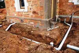 outside drainage Darenth